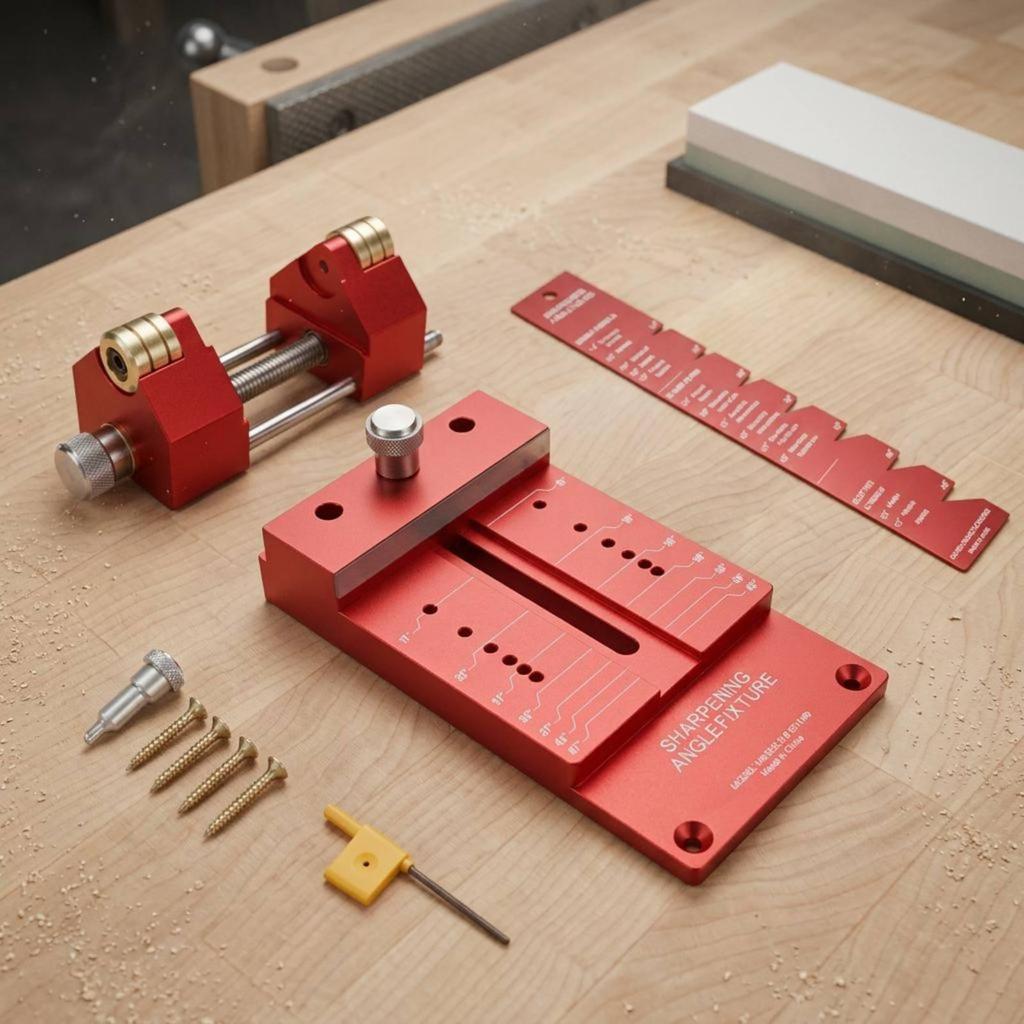 Fixed Angle Sharpening Holder Control Tool Edge Jig Easy to Use Carpentry