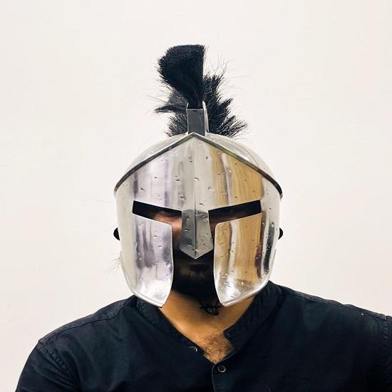Spartan Helmet  King Leonidas Helmet  Medieval Knight Warrior Helmet  Helmet Best Gift for Halloween