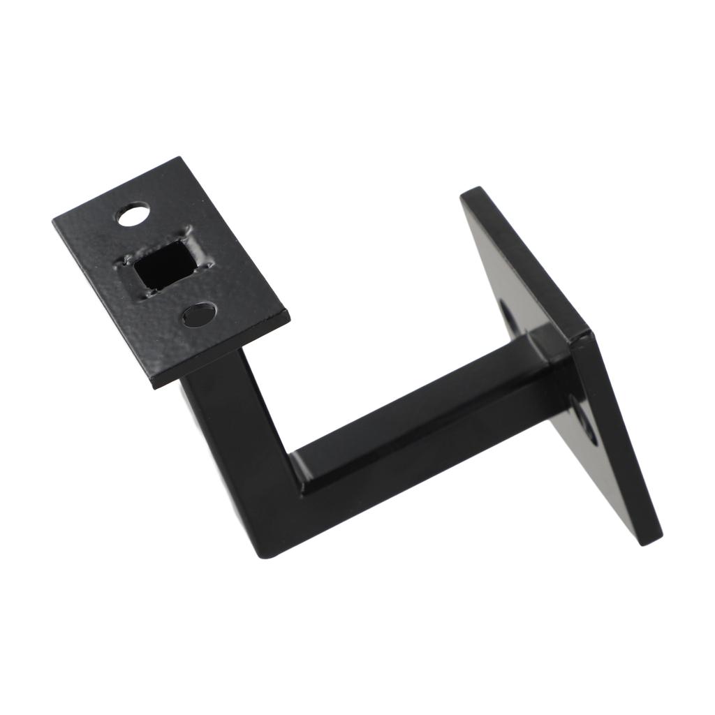 Hand Rail Support Black Handrail Bracket Home Decoration 2.6 Inches In Height Easy Installation Elegant Aesthetic