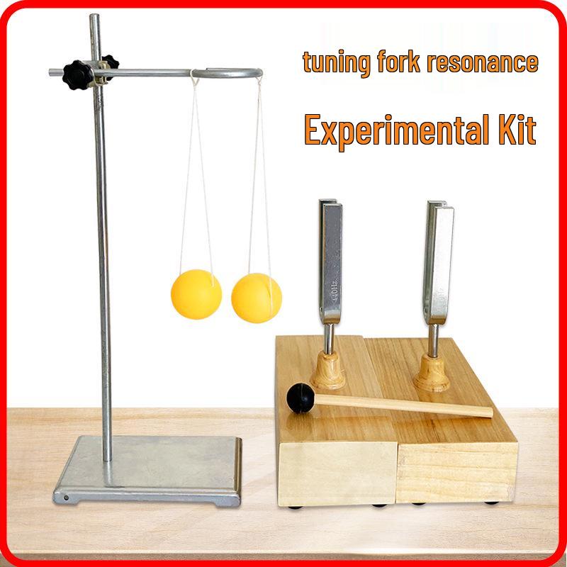 Steel Tuning Fork Set: 256Hz, 512Hz, 440Hz with Hammer - Perfect for Junior High School Physics and Acoustics Experiments