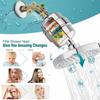 360° Adjustable Shower Head Filter Reduce Skin Dryness Hard Water Filter  Shower Use