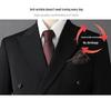 Men's Korean Style Double-Breasted Formal Suit - Perfect for Weddings, Business, or Best Man Attire