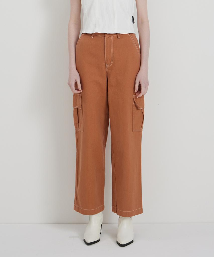 ANDTHEOTHER Camel-Colored Cargo Pants