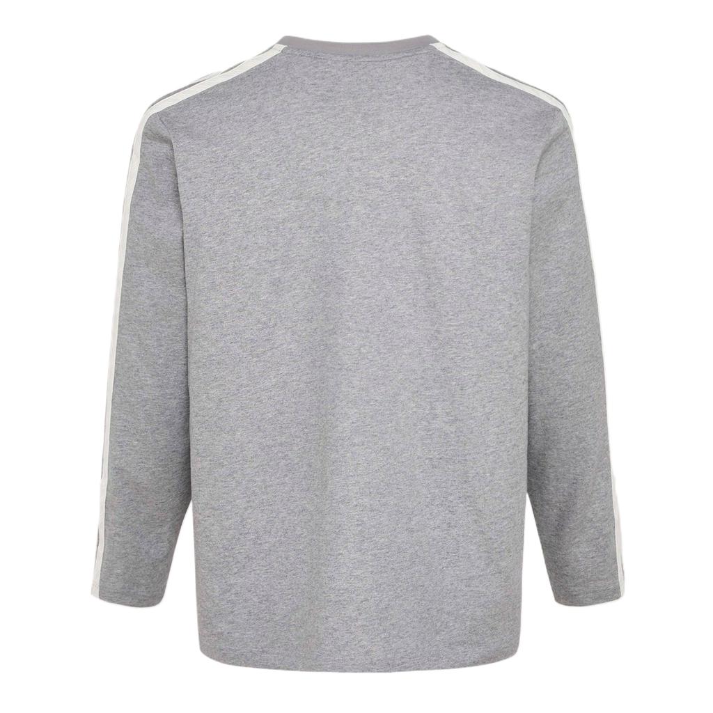 adidas St 3Stls Top Striped Single Face Plain Knit Comfortable T-Shirt Men Tops KR2535