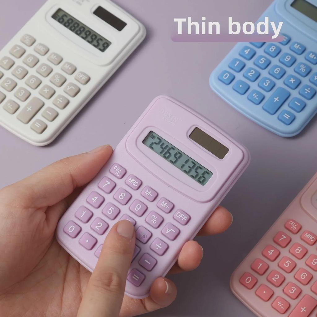 Creative Cartoon Mini Calculator for Students: Portable and Cute Office Supply