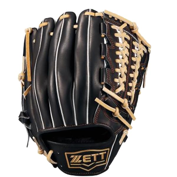 

ZETT Neo Status Soft Baseball B Size BRGB31530N All-Around Glove, Black/Pastel (1932), 4,
