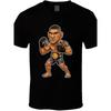 Alex Potem Pereira Comic MMA Fan T-Shirt | Fight Night Kleidung, Fanartikel, Kurzarmshirt, Grafik-T-Shirt, Cartoon-Druck, Lustiger Comic
