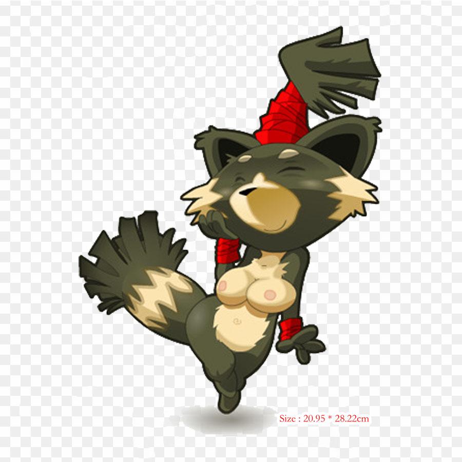 Doe Deviantart Deviantart Drawing Iron on Heat Transfer Printing Vinyl Patches Sticker for Clothes DIY Appliques Washable Patches