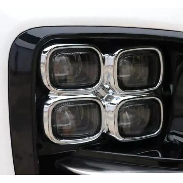 For Kia Sportage 4 QL 2016 2017 2018 ABS Front Foglight Cover Trims Rear Fog Light Lamp Frame Sticker Car Styling Accessories