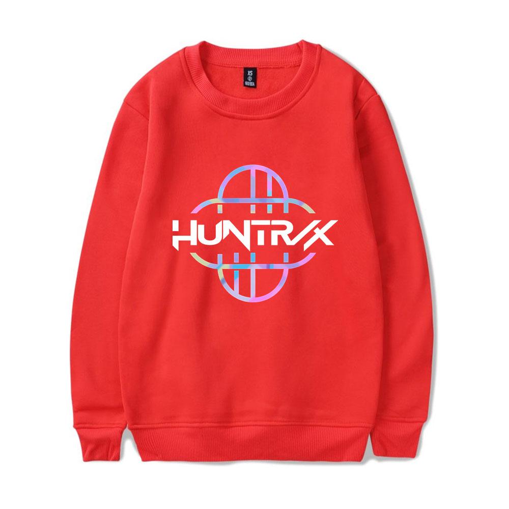 

Гаряча Мода KPop Мисливці на Демонів Мультяшний Принт Оверсайз Худі Жіноче Чоловіче Круглий Виріз Довгий Рукав Світшот Кежуал Спортивний Костюм XXS червоний