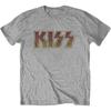 Kiss Vintage Classic Logo T-Shirt Grey New Unisex T-Shirt