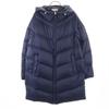 Down Coat S Navy Women Used