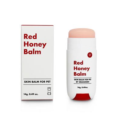 Jayu Pet Red Honey Balm Dog Paw Moisturizer Foot Balm, 14g, 1 Piece, Korean Pet Shampoo