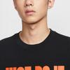 Nike T Shirts Unisex Black Crew Neck Moderate IV5617-010