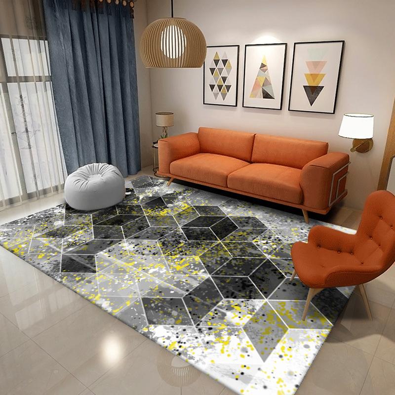 

Living Room Carpet Coffee Table Floor Mat Bedroom Bedside Carpet Home Decorative Non-slip Large Area Rugs 100 * 160cm