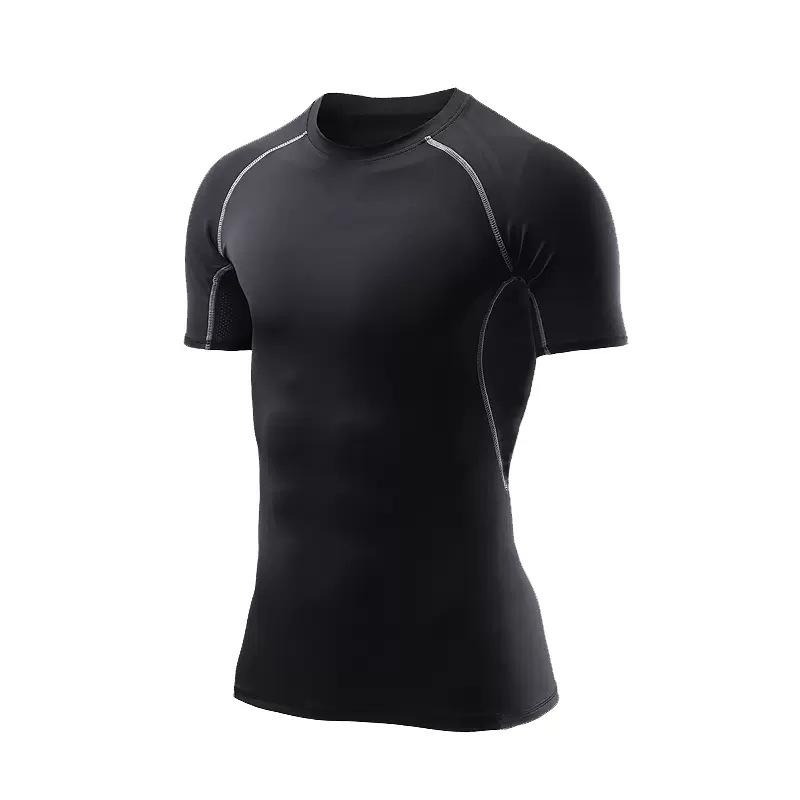 

Men s Quick-Dry, Sweat-Wicking, High-Elastic Fitness T-Shirt for Running and Basketball S