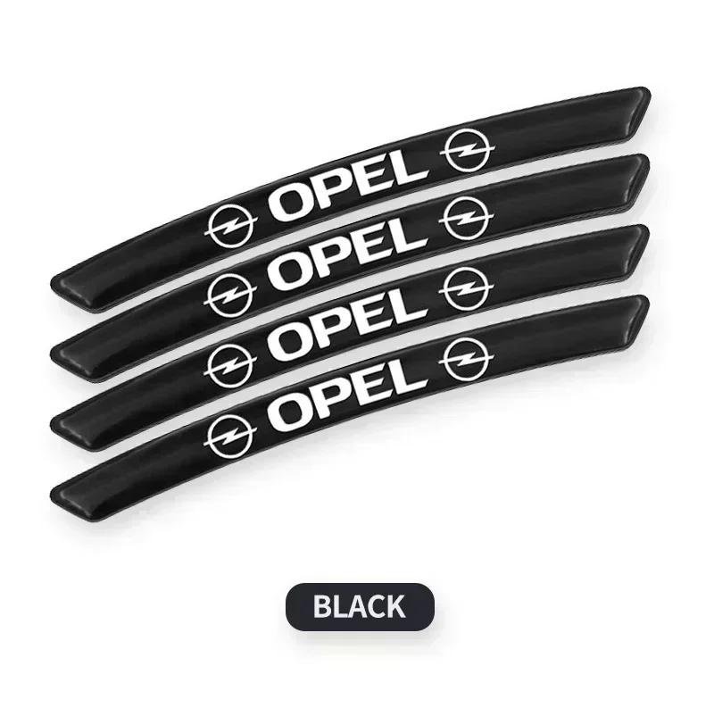 4Pcs Car Wheel Hub Stickers Alloy Metal Decals For Opel Meriva Corsa Astra Vivaro Signum Insignia Mokka Adam Combo Junior