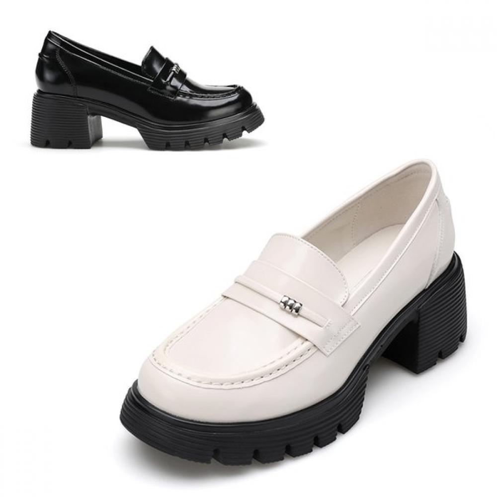 

Misope Women Loafers 5.5cm 2color 012619008 Ivory/225