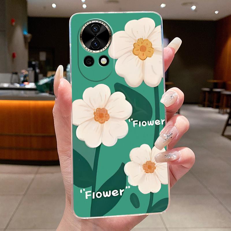 Nova12 Hülle Klar Luxus Mode Schmetterling Blume Weiches TPU Silikon Rückabdeckung Für Huawei Nova 12 Pro Transparente Handyhüllen