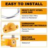 Heavy-Duty Haak Anti-Diefstal Trailer Slot, Universeel Caravan Trailer Kogelkoppeling Slot, Duurzaam Trekken Beveiligingsaccessoire