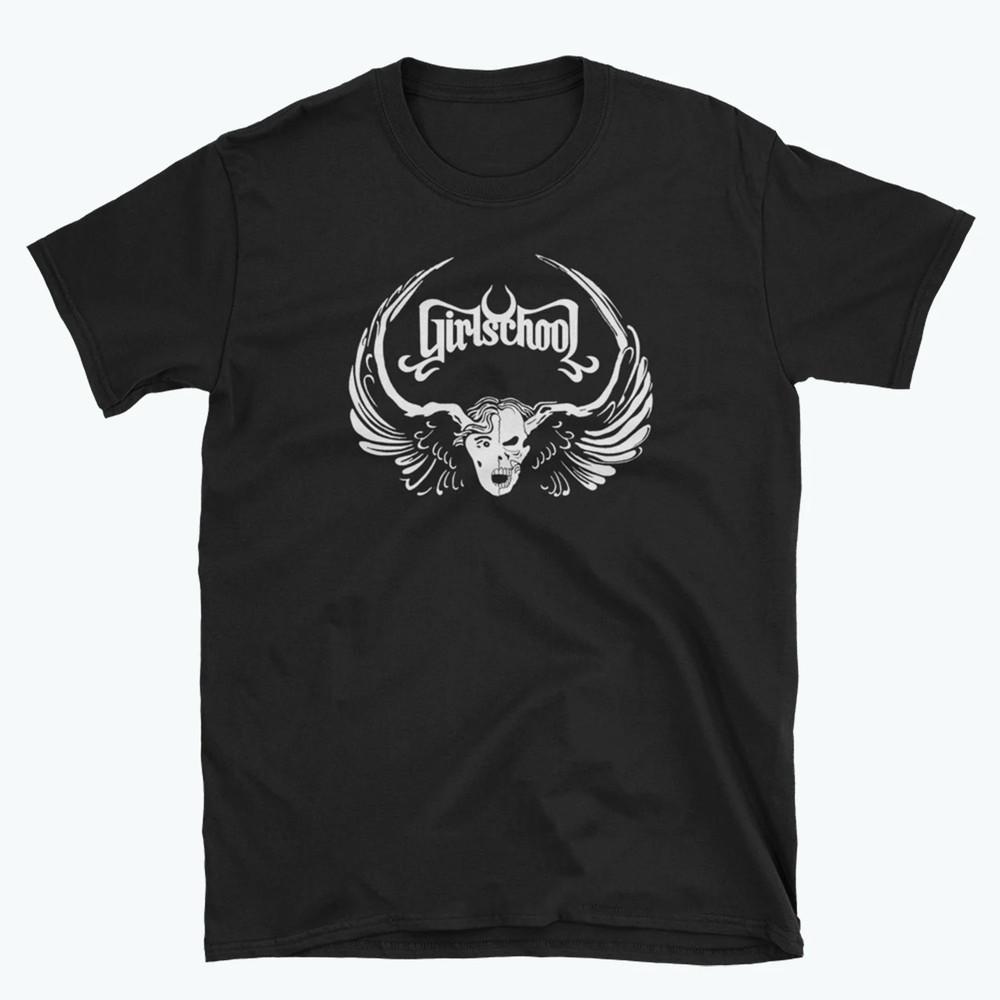 GIRLSCHOOL Collection Cotton Band Gift For Fan S to 5XL Tshirt Unisex T-Shirt L