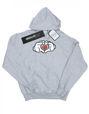 Girls Mickey Mouse Heart Hands Hoodie