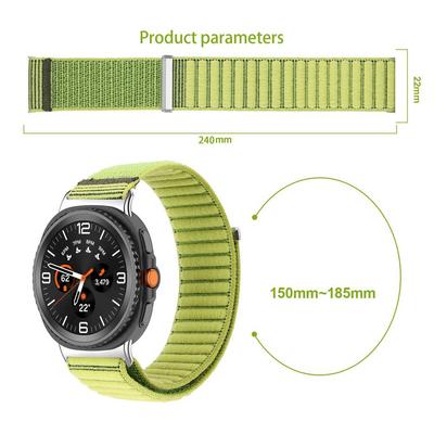 Nylon Loop Strap For Samsung Watch 8 Classic Adjustable Replacement Bracelet for Watch 8 Classic 150mm-185mm Band Accessories