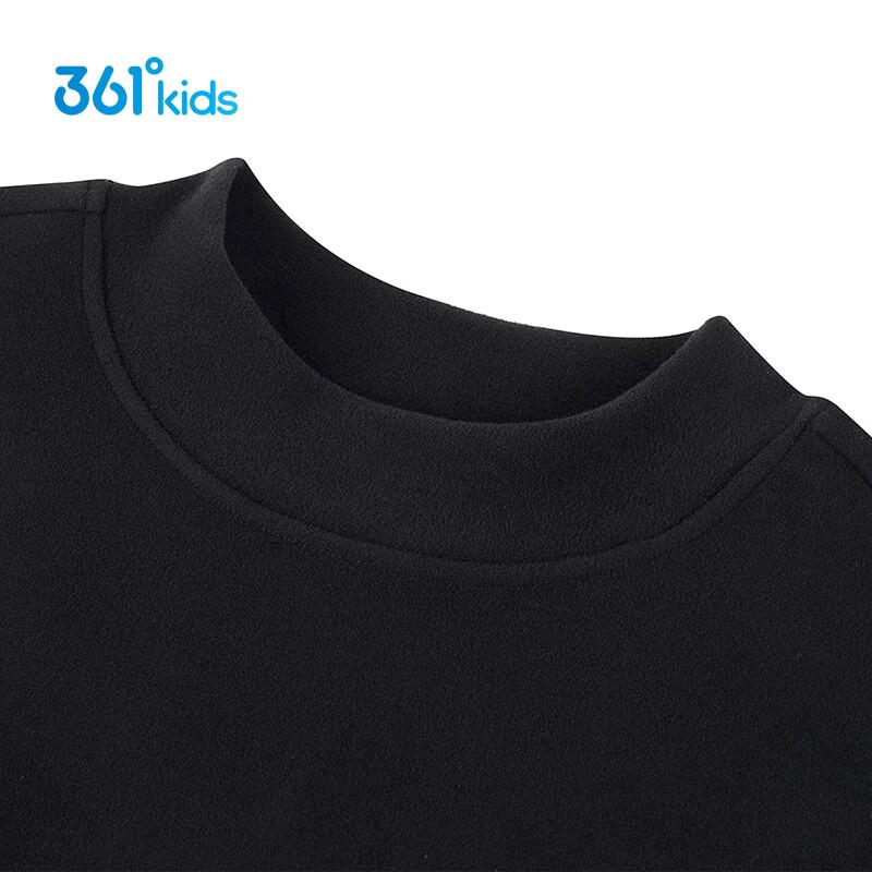 361° Kids' Winter Thermal Fleece-Lined Mock Neck Long-Sleeve Shirt