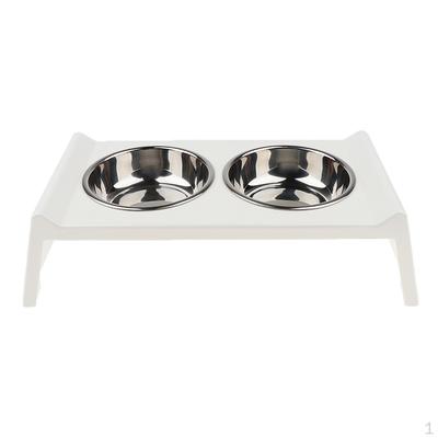 Litter Food Feeding Weaning Stainless Steel Feeder Bowl