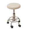 Washable Round Seat Covers Stretchable Fabric Fit Most Swivels Bar Stools Oil Proof for Home Dining Restaurant Hotel