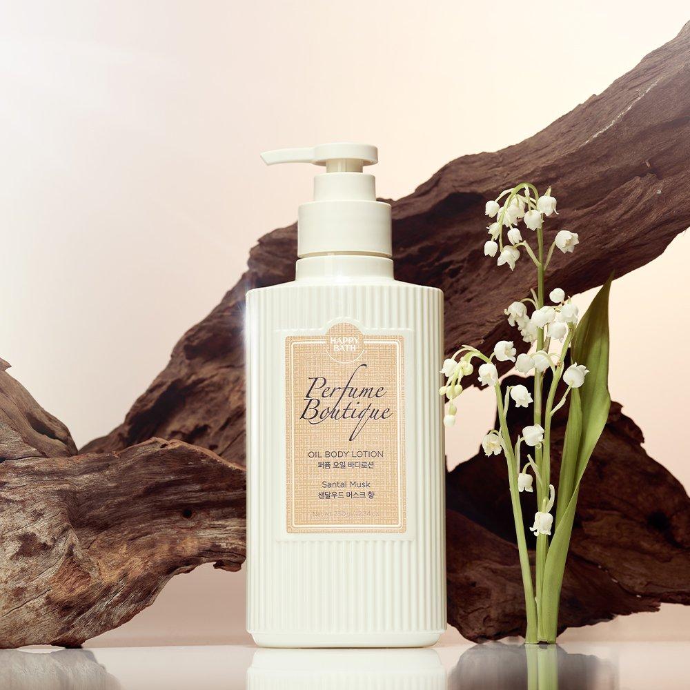 HAPPY BATH Perfume Boutique Body Lotion Santal Musk 350ml