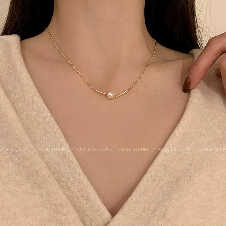 French Retro Pearl Necklace - Elegant, Versatile, High-End Fashion for Women
