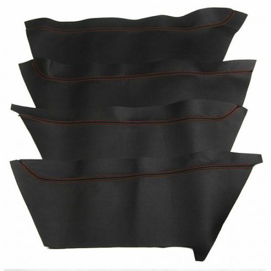 4pcs Leather Car Inner Door Panel Cover Pad For Honda Civic 10th Gen 2016-