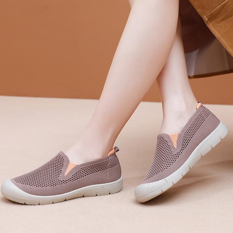 Modne Nowe Letnie Modne Miękka Podeszwa Wygodne Buty do Chodzenia Damskie Buty Modne Pasujące do Wszystkiego Antypoślizgowe Codzienne Duże Rozmiary Damskie Buty
