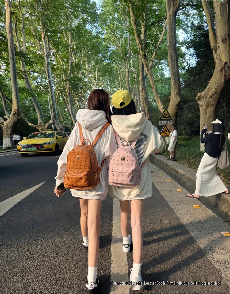 M's Fashion Studded College Backpack: Large Capacity Travel & Casual Commute Bag