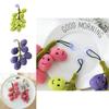 Funny Grapes Plush Toy Doll Unique Fruit Decorative Pendant For Creative And Quirky Decoration Short Plush Stuffed Toy