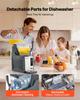 Slushie Machine, 4L/135oz No Ice Needed Slushy Machine for Home, Frozen Drink Maker with Single Tank, Margarita Machine with Self-Cleaning, for Frozen
