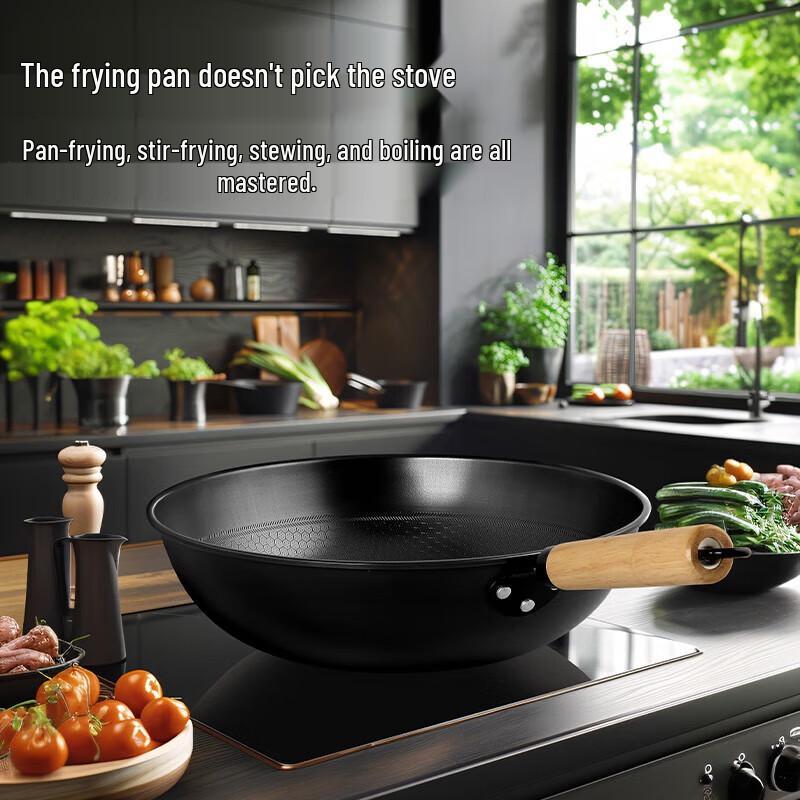 Chuidahuang Non-Coated Wrought Iron Wok