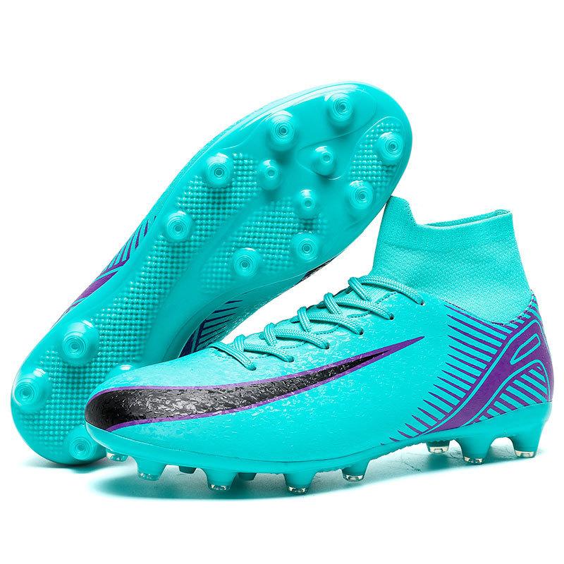 European Cup New Broken Nail Football Shoes Men's High-top Adult Large Size Youth Training Long Nail Sports Shoes Women