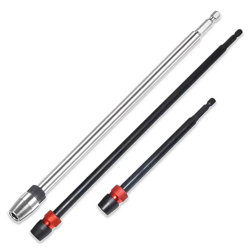 1 Stück magnetische selbstverriegelnde Verlängerungsstange 100/150/300mm Schraubendreher-Umwandlungskopf