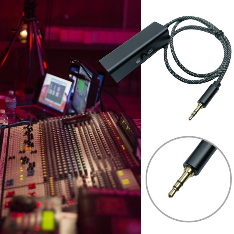 3.5mm Sound Cable Anti Interferences Ground Looping Noise Filter Isolator Eliminate Cancelling for Home Stereo Car Sound