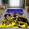 Retro S-Sonic Cartoon Spiele Wohnzimmer Rutschfester Teppich Weicher Teppich für Schlafzimmer Kinderzimmer Spielzimmer Sofa, Heimdeko Fußmatte Geschenk