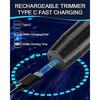 Tondeuse nez, usb rechargeable tondeuse nez, professionnelle 3-en-1 coupe précise, sans douleur - multifonction pour nez, oreilles,