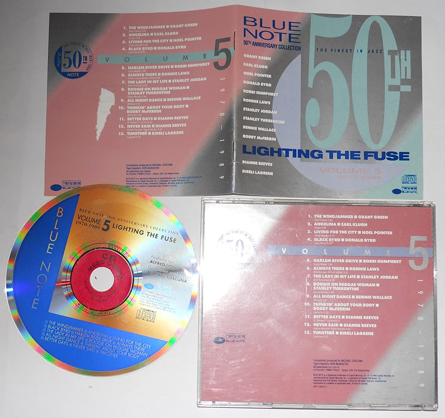 

CD VARIOUS - Blue Note 50th Anniversary Vol 5 CDP7924772 Blue Note 1989 US Jazz Used