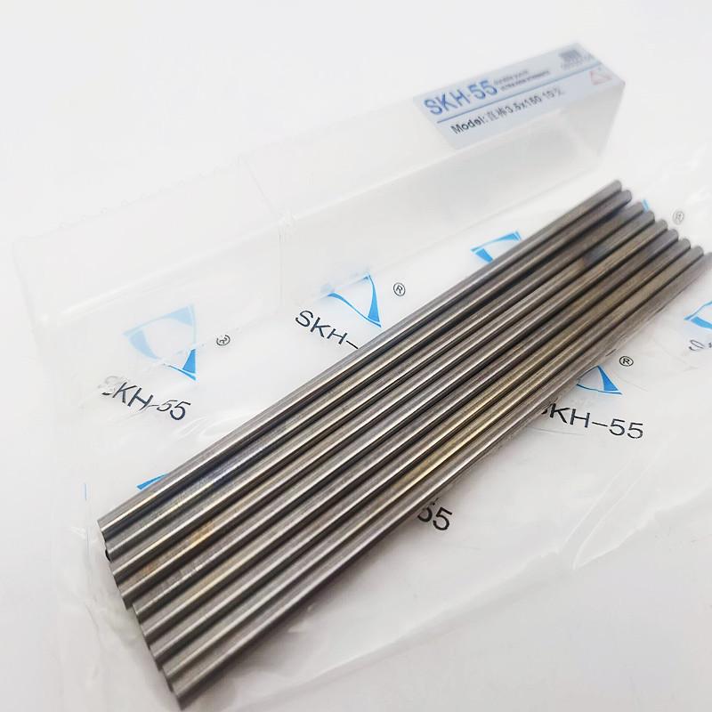 High-Speed SKH-55 Steel Round Bar, 66-68 Hardness, 3-12*200mm, Lathe Tool