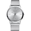 New Fashion Luxury Women Quartz Watch Rose  Stainless Steel Mesh Belt Female Clocks Dress W