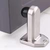 Stainless steel door limiter, powerful anti collision rubber, door stopper for heavy duty doors, protect and reduce noise