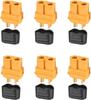 XT60H (XT60 Upgrade) Connectors, XT60H Male Female Bullet Connectors Plugs with Sheath for Lithium Battery RC Planes Car