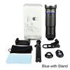 Monocular Telecope Zoom Macro Fisheye 4 In1 Wide Angel Lens Kit Phone Camera Lens 36x Telephoto For Cellphone Iphone Samsung Xiaomi Huawei