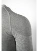 American Seamless Jacquard Muscle-Enhancing Long Sleeve Quick-Dry Slim Fit Round Neck Fitness Top